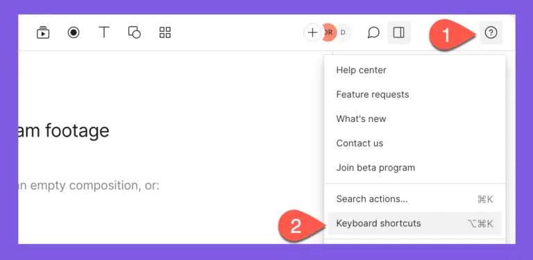 Descript Keyboard Shortcuts & Hotkeys (List)