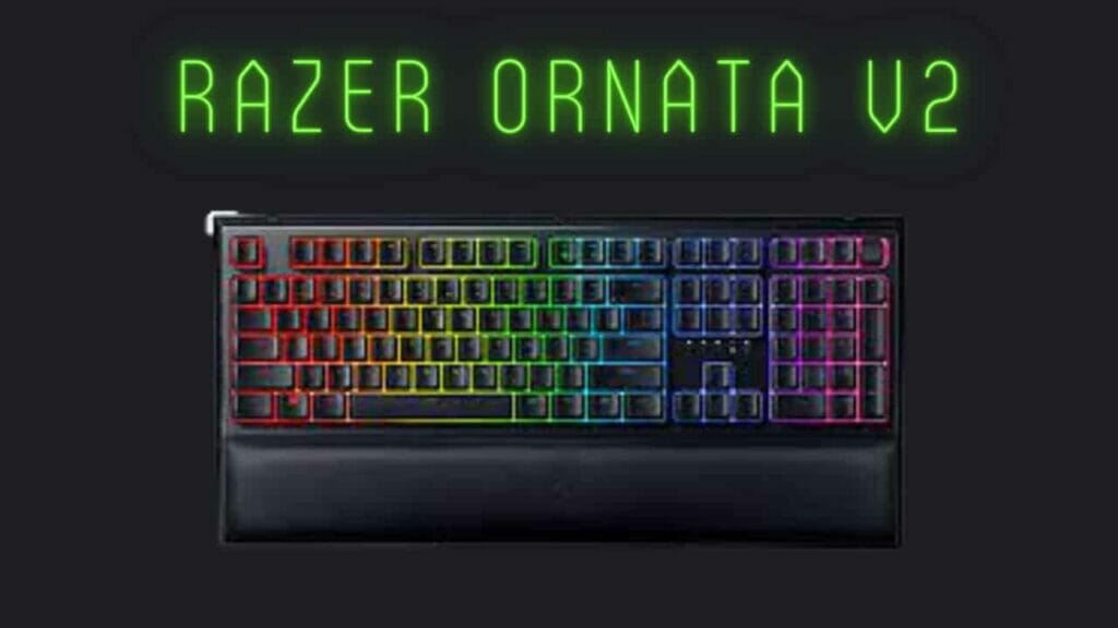 Image of a Razer Ornata V2 keyboard