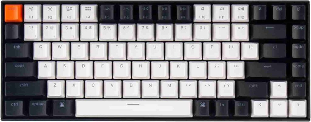 Keychron V1 keyboard: White and black keys for budget-friendly customization