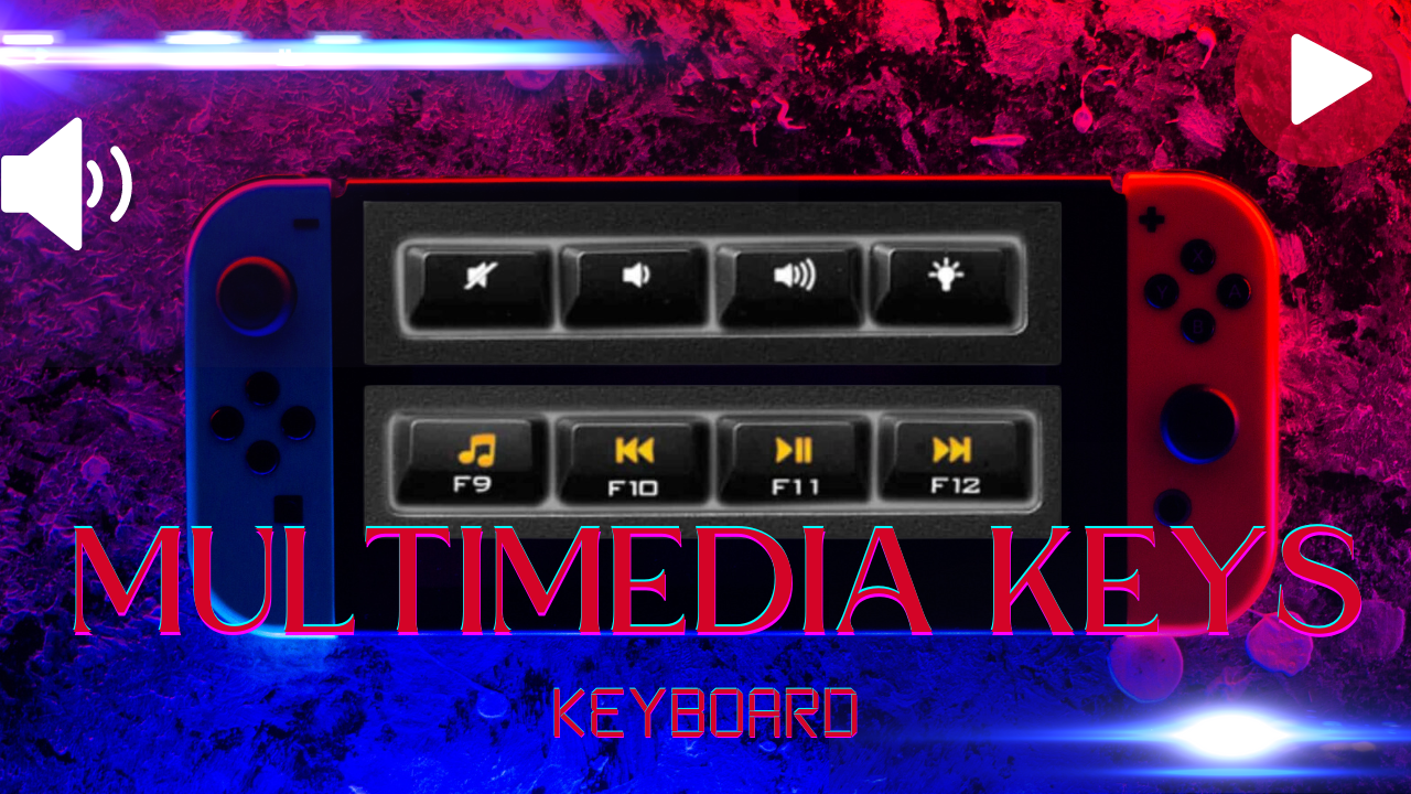 Multimedia keys keyboard feature imgae